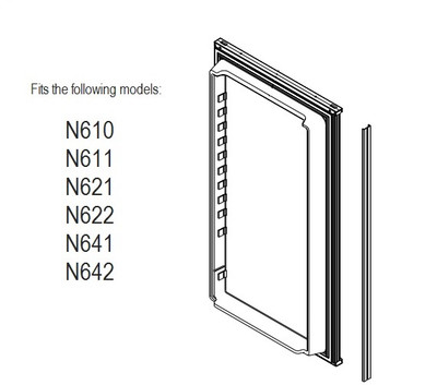 Do you have the Lower door skin in brushed aluminum on model N621