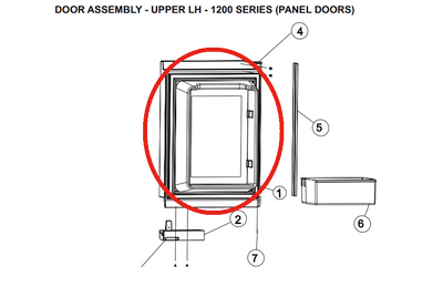 Our fridge serial number is 8492269 we need to replace upper freezer doors which one would fit