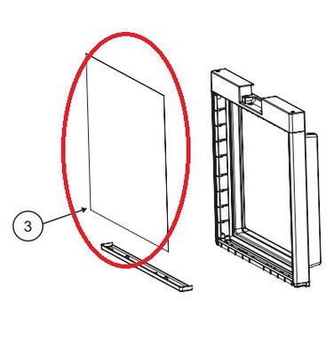 Norcold Door Panel 635850 Black Acrylic (fits the NR751BB) Questions & Answers