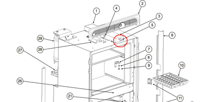 Need a lower right door hinge for a mod. 1200LRIM