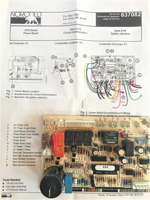 I have a brand new 2118 that wont pwr on. I checked the the breaker and fuse but all are good. the red LED is off