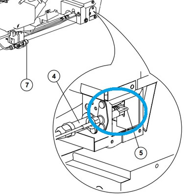 My N3104 fridge will not run on gas.  The burner lights but, the infighter continues to spark and the burner shutss