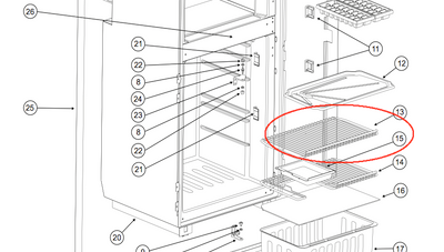 looking for a norcold wire shelve for a de704d