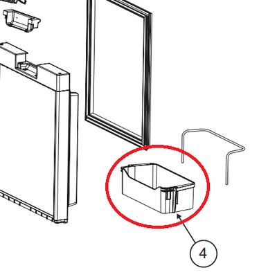 Norcold White Door Bin 635813 (fits the NR740 BB & SS) Questions & Answers