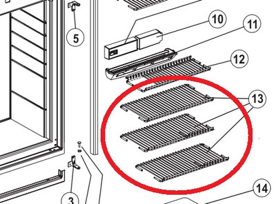 Norcold Wire Shelf (full) 632456 (fits the N1095 models) Questions & Answers