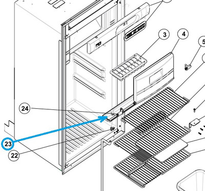 Norcold Interior Drip Tray 622858 (fits the N41X/ N51X) Questions & Answers