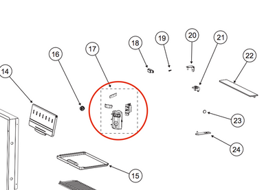 Hi. I have a NR751BB Norcold DC/AC and on the lowest setting (1), it is freezing everything in the fridge. Help?